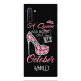 Personalized October Queen Phone Case OCT-DT06