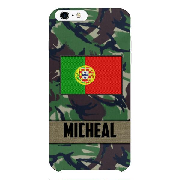 Personalized Portuguese Soldier Phone Case OCT-LN07