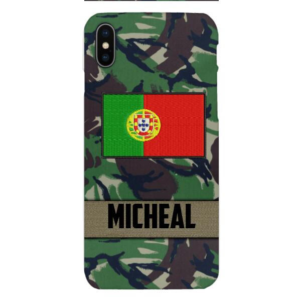 Personalized Portuguese Soldier Phone Case OCT-LN07