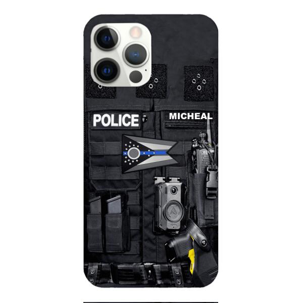 Personalized Ohio Police Phone Case OCT-MA07