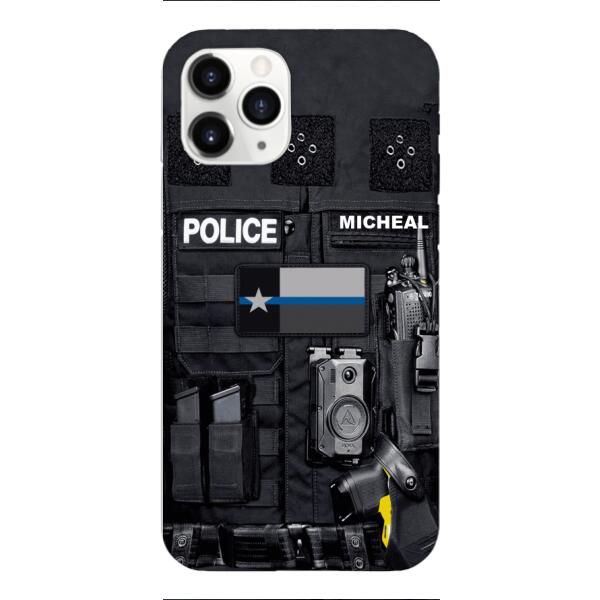 Personalized Texas Police Phone Case OCT-MA07
