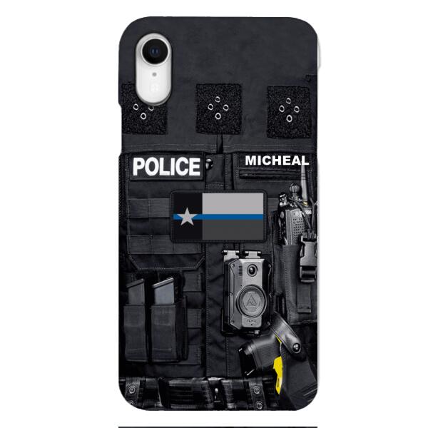 Personalized Texas Police Phone Case OCT-MA07