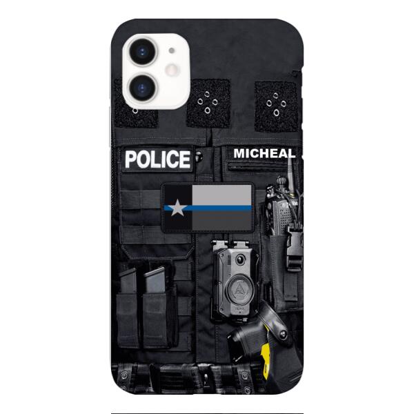 Personalized Texas Police Phone Case OCT-MA07