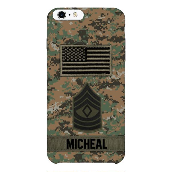 Personalized U.S Soldier Phone Case OCT-DT07
