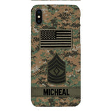Personalized U.S Soldier Phone Case OCT-DT07