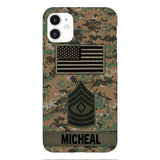 Personalized U.S Soldier Phone Case OCT-DT07