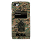 Personalized U.S Soldier Phone Case OCT-DT07