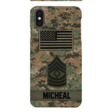 Personalized U.S Soldier Phone Case OCT-DT07