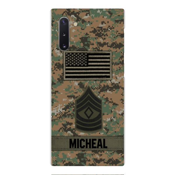 Personalized U.S Soldier Phone Case OCT-DT07