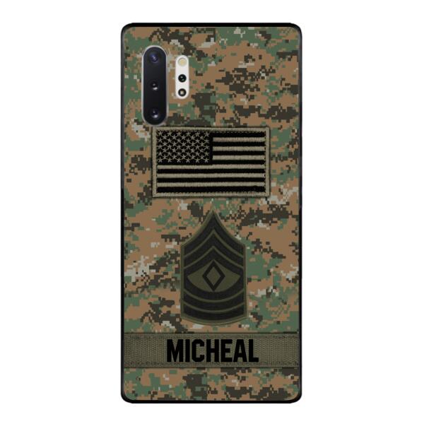 Personalized U.S Soldier Phone Case OCT-DT07