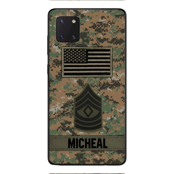 Personalized U.S Soldier Phone Case OCT-DT07