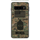 Personalized U.S Soldier Phone Case OCT-DT07