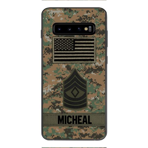 Personalized U.S Soldier Phone Case OCT-DT07