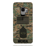Personalized U.S Soldier Phone Case OCT-DT07