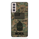 Personalized U.S Soldier Phone Case OCT-DT07