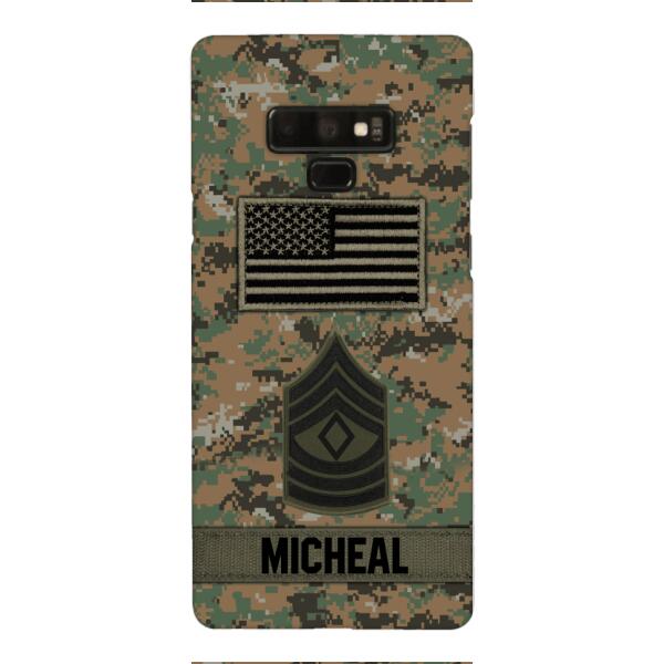 Personalized U.S Soldier Phone Case OCT-DT07