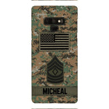 Personalized U.S Soldier Phone Case OCT-DT07