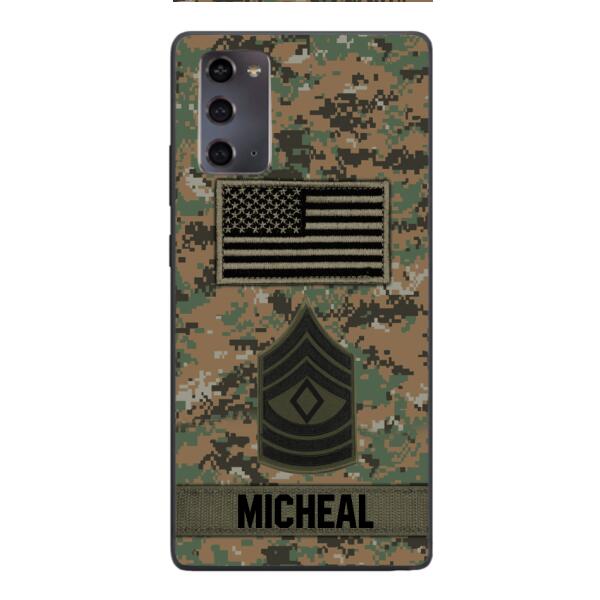 Personalized U.S Soldier Phone Case OCT-DT07
