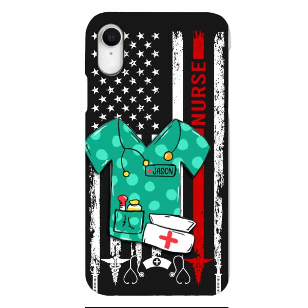 Personalized Nurse Phone Case Printed OCT-QH08
