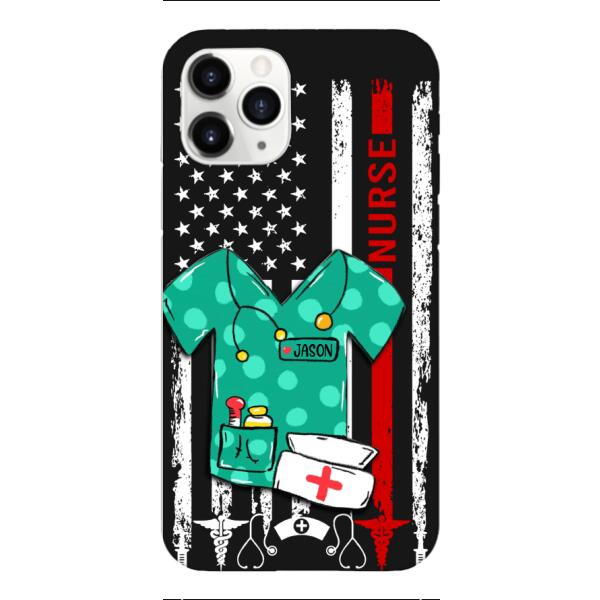 Personalized Nurse Phone Case Printed OCT-QH08