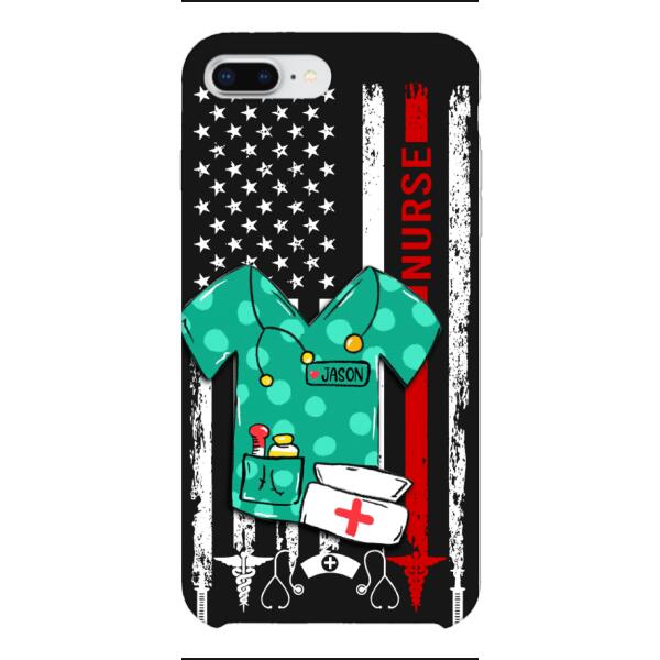 Personalized Nurse Phone Case Printed OCT-QH08