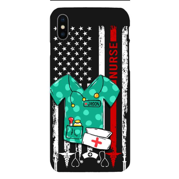 Personalized Nurse Phone Case Printed OCT-QH08