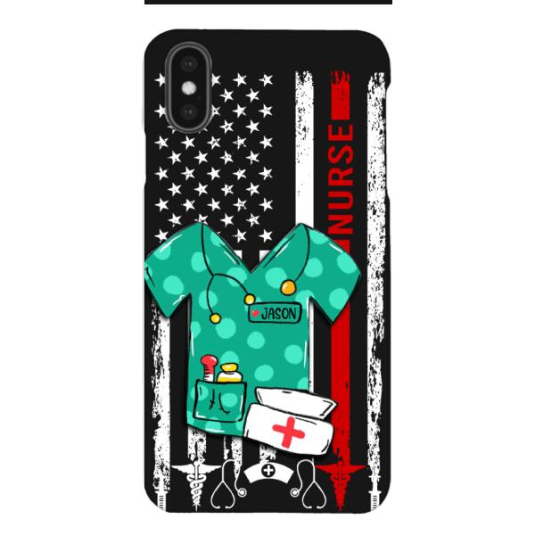 Personalized Nurse Phone Case Printed OCT-QH08