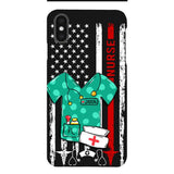 Personalized Nurse Phone Case Printed OCT-QH08