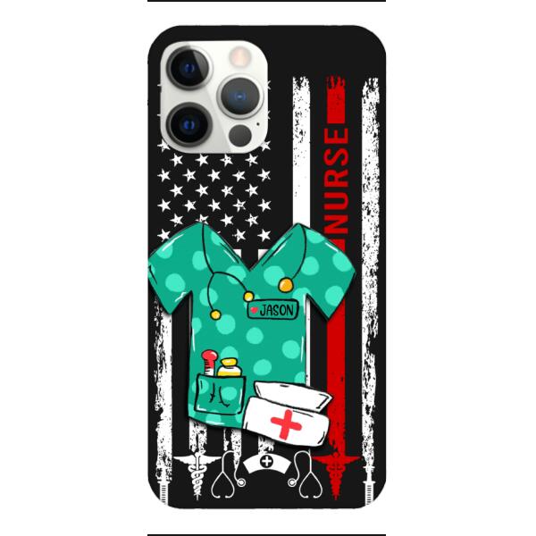 Personalized Nurse Phone Case Printed OCT-QH08