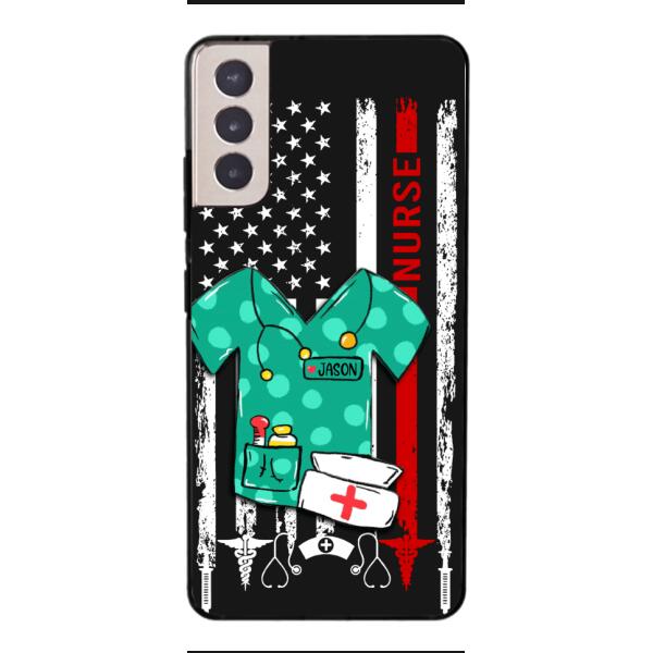 Personalized Nurse Phone Case Printed OCT-QH08