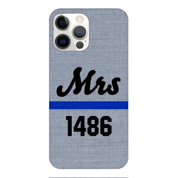 Personalized Mrs Police Phone Case OCT-LN09