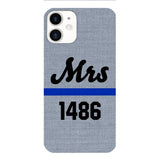 Personalized Mrs Police Phone Case OCT-LN09