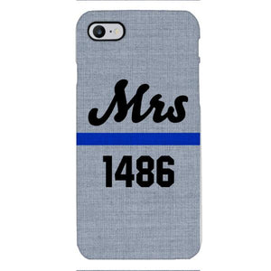 Personalized Mrs Police Phone Case OCT-LN09