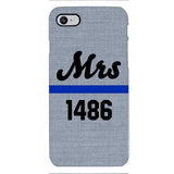 Personalized Mrs Police Phone Case OCT-LN09