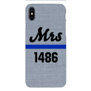 Personalized Mrs Police Phone Case OCT-LN09