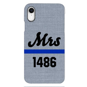 Personalized Mrs Police Phone Case OCT-LN09