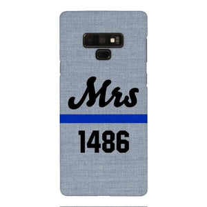 Personalized Mrs Police Phone Case OCT-LN09