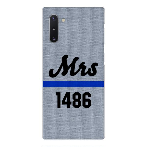 Personalized Mrs Police Phone Case OCT-LN09