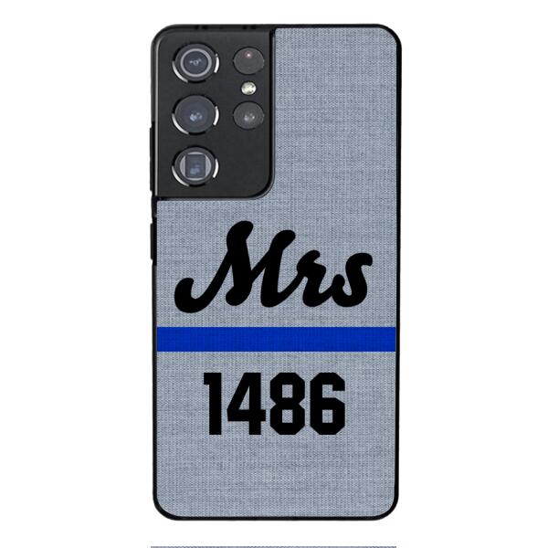 Personalized Mrs Police Phone Case OCT-LN09