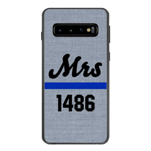 Personalized Mrs Police Phone Case OCT-LN09