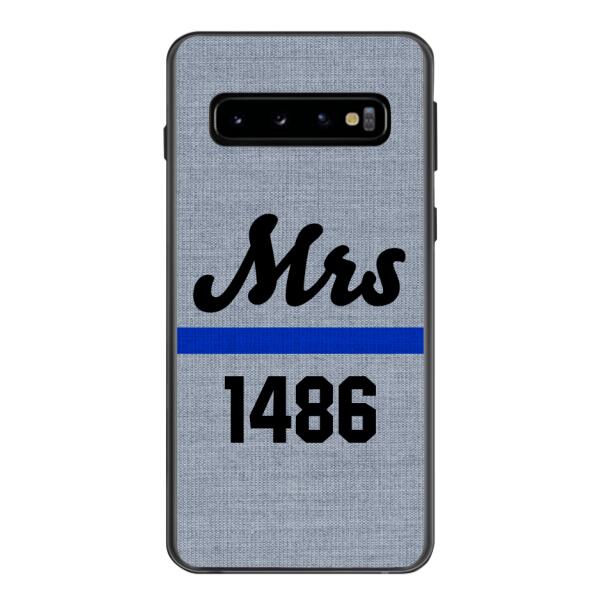 Personalized Mrs Police Phone Case OCT-LN09