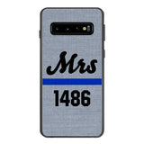 Personalized Mrs Police Phone Case OCT-LN09