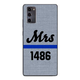 Personalized Mrs Police Phone Case OCT-LN09