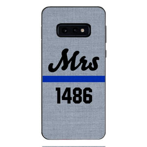 Personalized Mrs Police Phone Case OCT-LN09