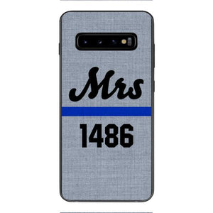 Personalized Mrs Police Phone Case OCT-LN09