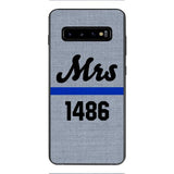 Personalized Mrs Police Phone Case OCT-LN09