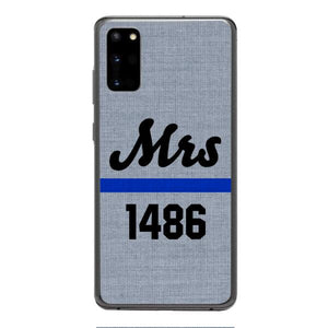 Personalized Mrs Police Phone Case OCT-LN09