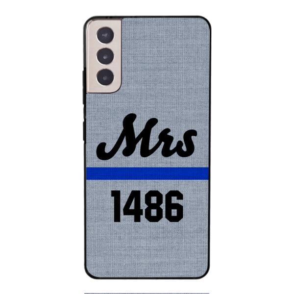 Personalized Mrs Police Phone Case OCT-LN09