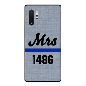 Personalized Mrs Police Phone Case OCT-LN09