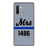 Personalized Mrs Police Phone Case OCT-LN09